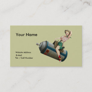 Flying Cowgirl Business Card