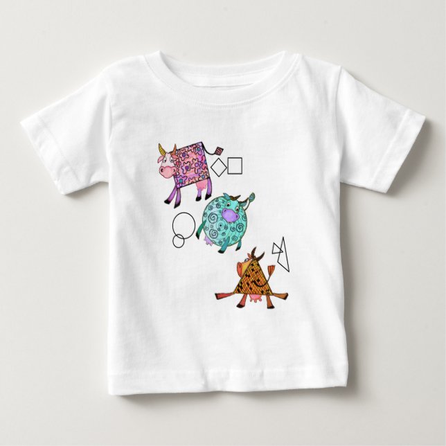 Flying Cows Baby T-Shirt (Front)