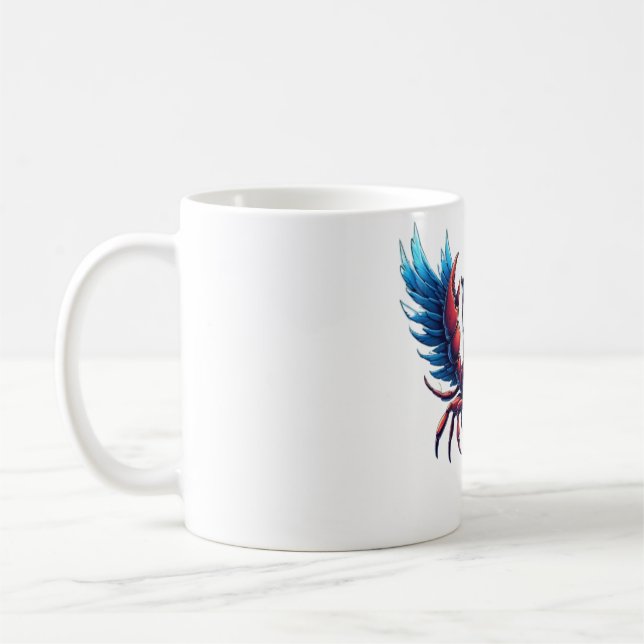 Flying Crab Coffee Mug (Left)
