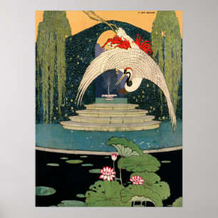 Flying Crane Poster