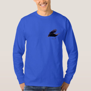Flying Crow Corvid-lover design T-Shirt