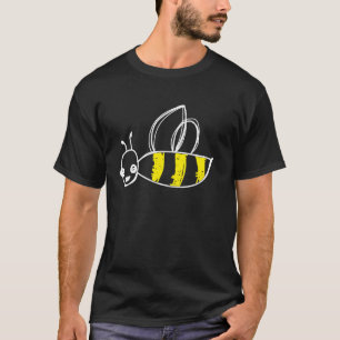 Flying Cute Bumblebee Honey bee Beekeeper Gift Men T-Shirt