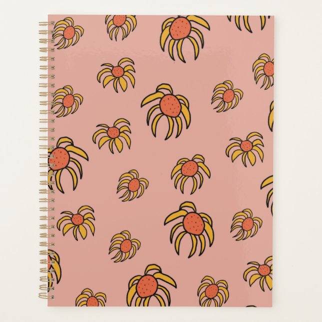 Flying Daisies Florals Planner (Front)