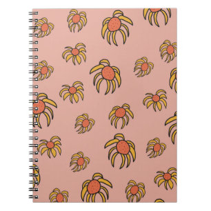 Flying Daisies Spring and Summer design Notebook
