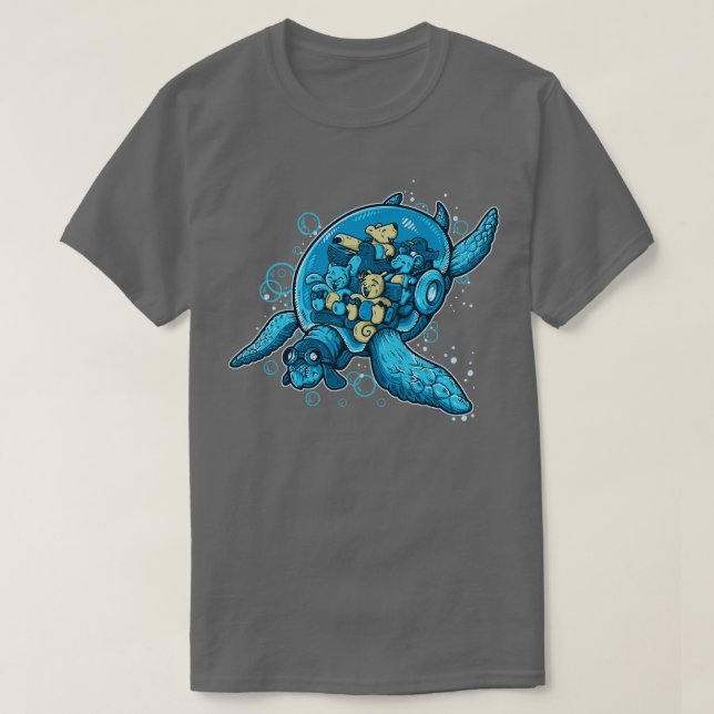 Flying Deep  T-Shirt (Design Front)