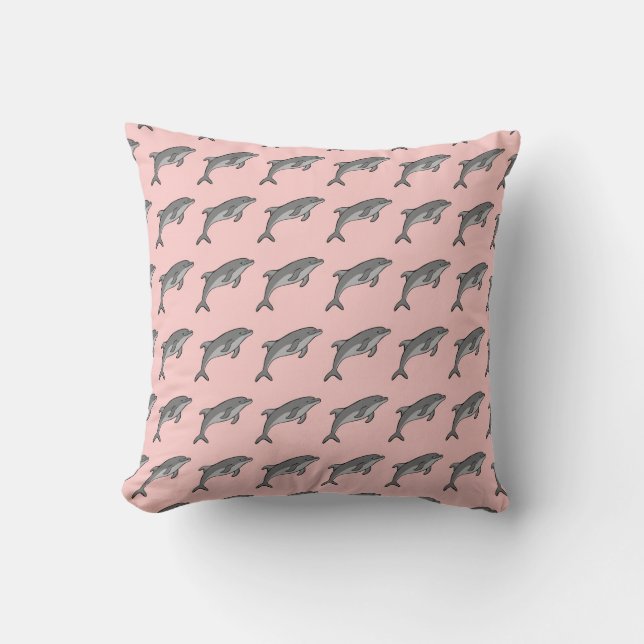Flying Dolphins Cushion (Front)