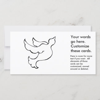 Flying dove hopeful bird fun simple drawing art