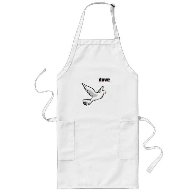 Flying dove long apron (Front)