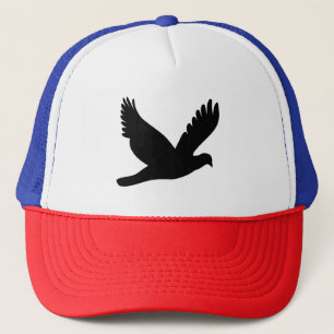 Flying Dove Silhouette Trucker Hat
