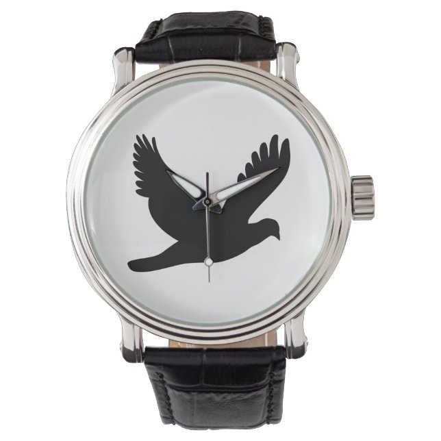 Flying Dove Silhouette Watch (Front)