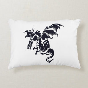 Flying Dragon Design Decorative Cushion