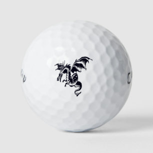 Flying Dragon Design Golf Balls