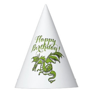 Flying Dragon Design Party Hat