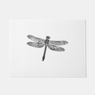 flying dragonfly doormat
