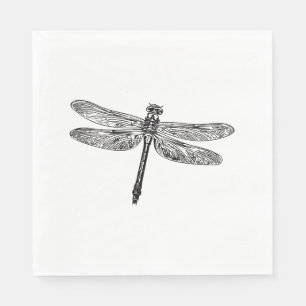 flying dragonfly napkin