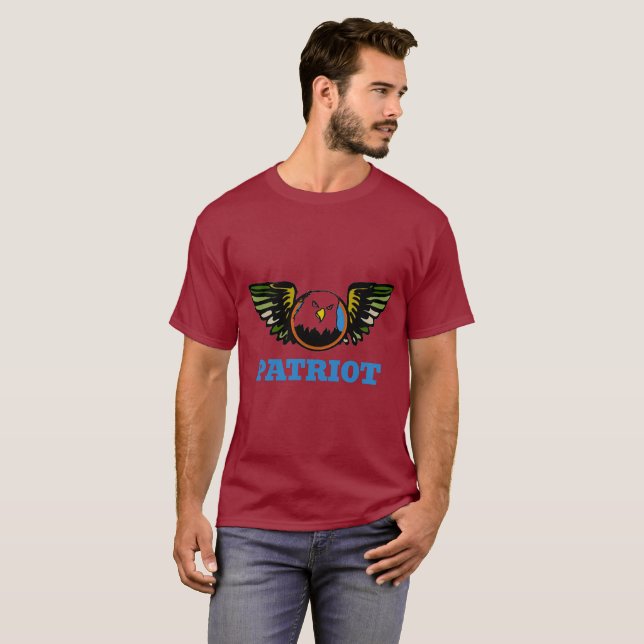 Flying Eagle, Add Text T-Shirt (Front Full)