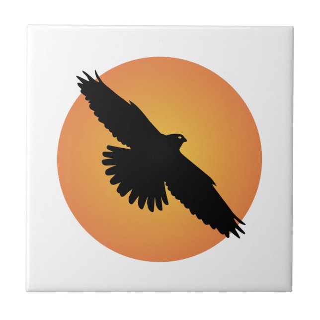 Flying eagle at front of the sun tile (Front)