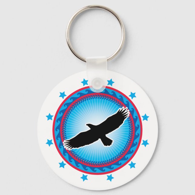 Flying Eagle Key Ring (Front)