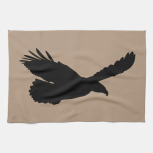Flying Eagle Kitchen Towel - Choose Colour