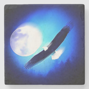 Flying Eagle & Moon Stone Coaster