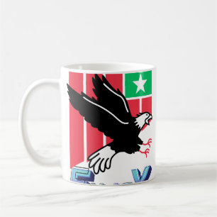 flying eagle, USA flag, symbolic, patriotism Coffee Mug
