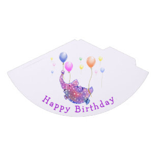 Flying Elephant Funny Birthday Paper Party Hat