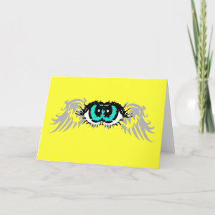 Flying Eyes GREETING CARD