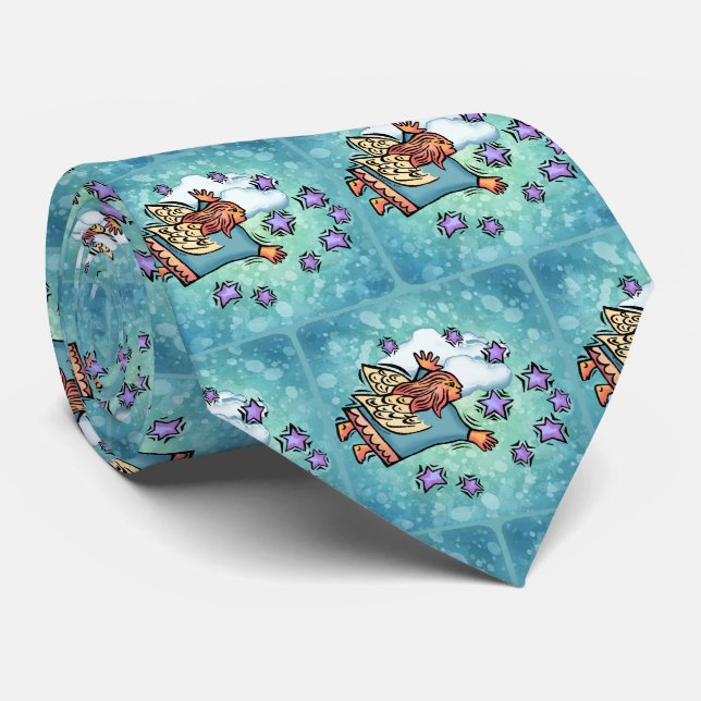 Flying Fairy  Tie (Rolled)