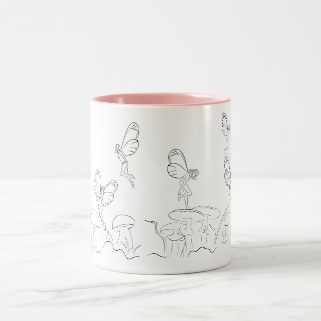 Flying Fairys… Two-Tone Coffee Mug (Center)