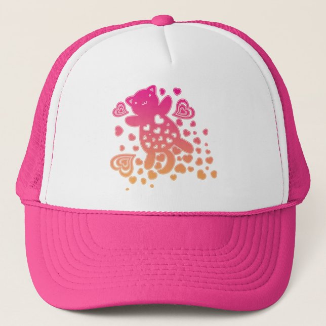 Flying_Fat_Cat Trucker Hat (Front)
