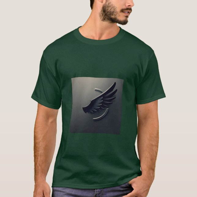 Flying feathers-t-shirt T-Shirt (Front)