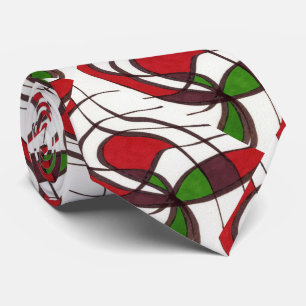 "Flying Fish" Abstract Design Tie