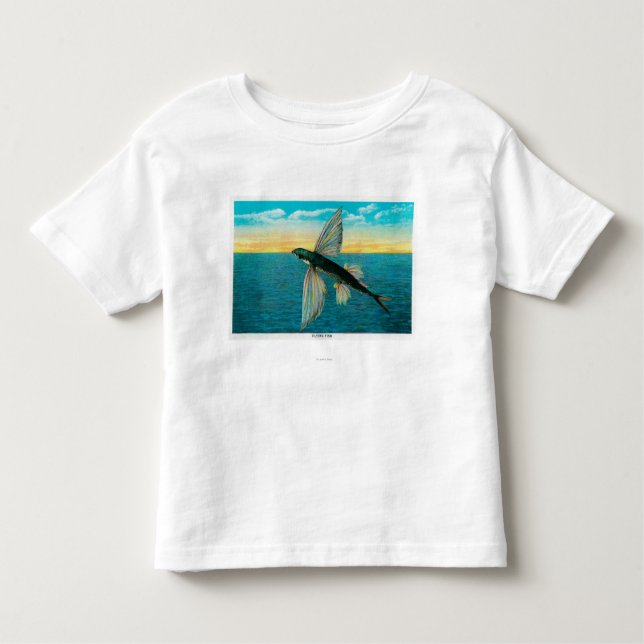 Flying Fish at Catalina Island Toddler T-Shirt (Front)