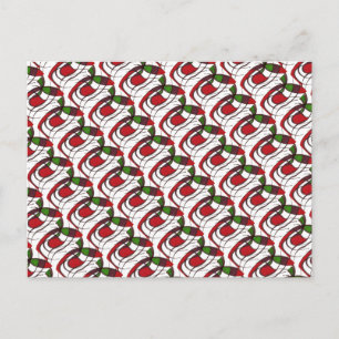"Flying Fish" Tiled Image Abstract Postcard