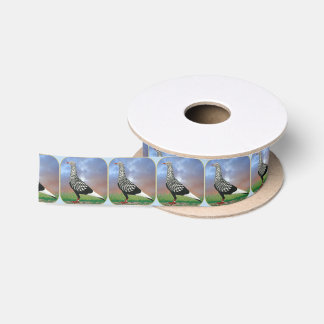Flying Flight and Clouds Satin Ribbon