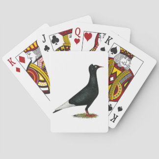 Flying Flight Black Cap Pigeon Playing Cards