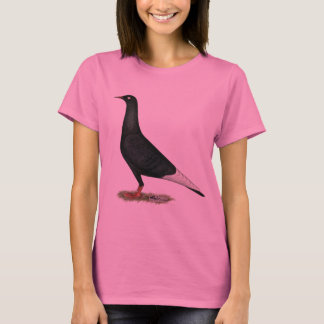 Flying Flight Black Pigeon T-Shirt