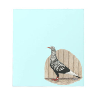 Flying Flight Black Teager Pigeon Notepad