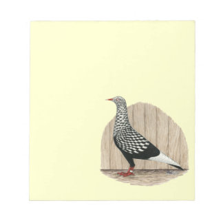 Flying Flight Black Teager Pigeon Notepad