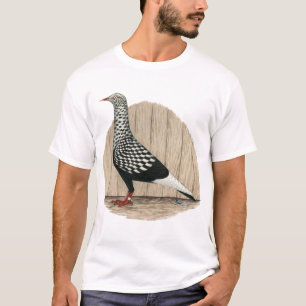 Flying Flight Black Teager Pigeon T-Shirt