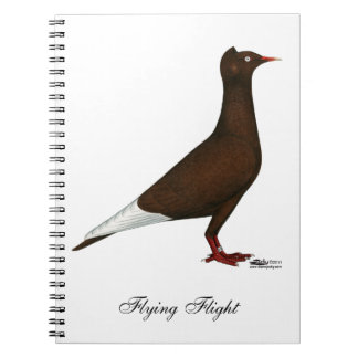 Flying Flight Cap Pigeon Notebook