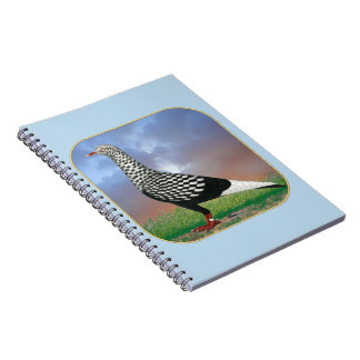 Flying Flight Pigeon and Clouds Notebook