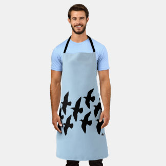 Flying Flight Pigeons Apron