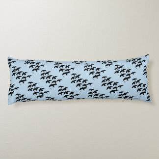 Flying Flight Pigeons Body Cushion