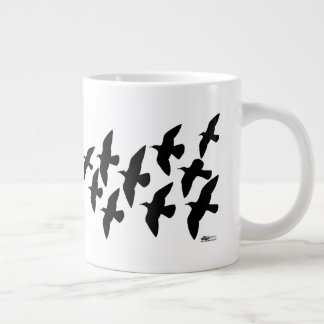 Flying Flight Pigeons Large Coffee Mug