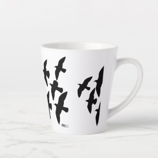 Flying Flight Pigeons Latte Mug