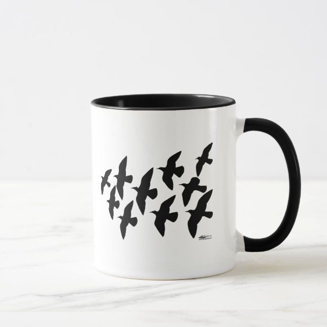 Flying Flight Pigeons Mug (Right)