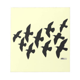 Flying Flight Pigeons Notepad