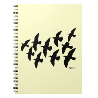 Flying Flight Pigeons Spiral Notebook
