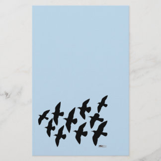 Flying Flight Pigeons Stationery